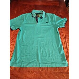 Ralph Lauren Polo Golf Shirt Mens Small Off Shore Logo VIntage Green (A452)